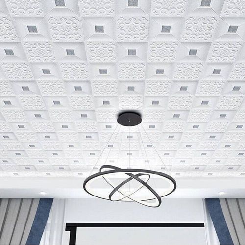 10Pcs 3D Tile Brick Wall Sticker Soft Self-adhesive Waterproof Foam Panel Decal