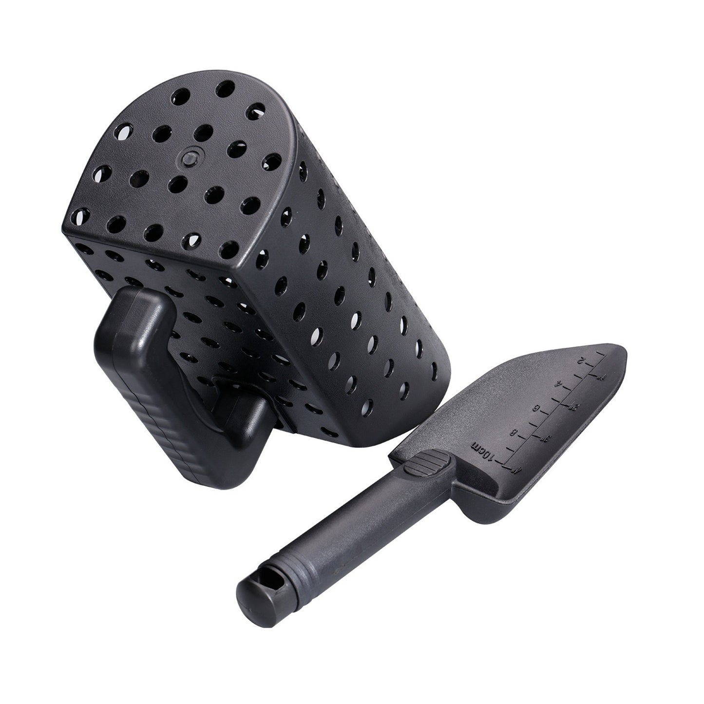 Metal Detecting Sand Scoop Set Portable Ergonomically Sturdy ABS Plastic Sand Scoop and Trowel for Treasure