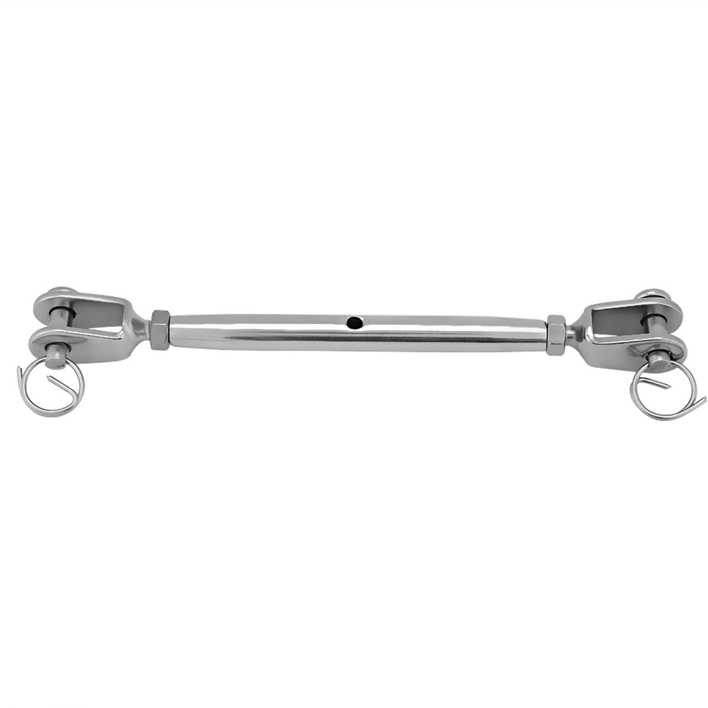 Stainless Steel Rigging Screw Closed Body Jaw Turnbuckle For Boat Yacht(M8)