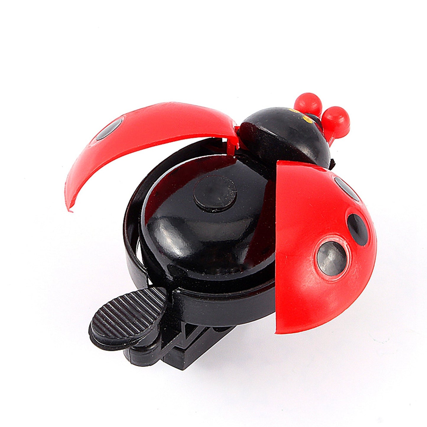 Kids Bicycle Bell Ring Ladybug Bike Bell Cute Gift for Children Outdoor Fun (Red)