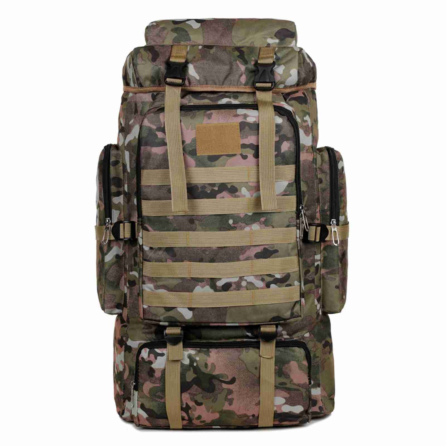 Large Capacity Hiking Backpack Outdoor Camping Rucksack Canvas Trekking Backpack