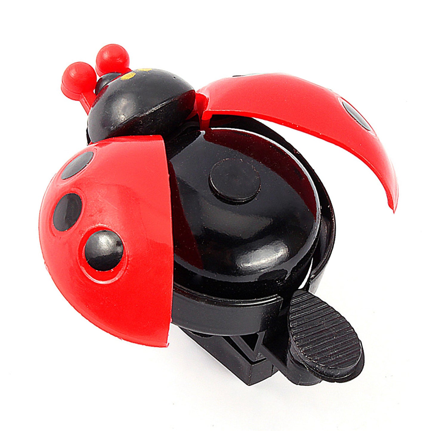 Kids Bicycle Bell Ring Ladybug Bike Bell Cute Gift for Children Outdoor Fun (Red)