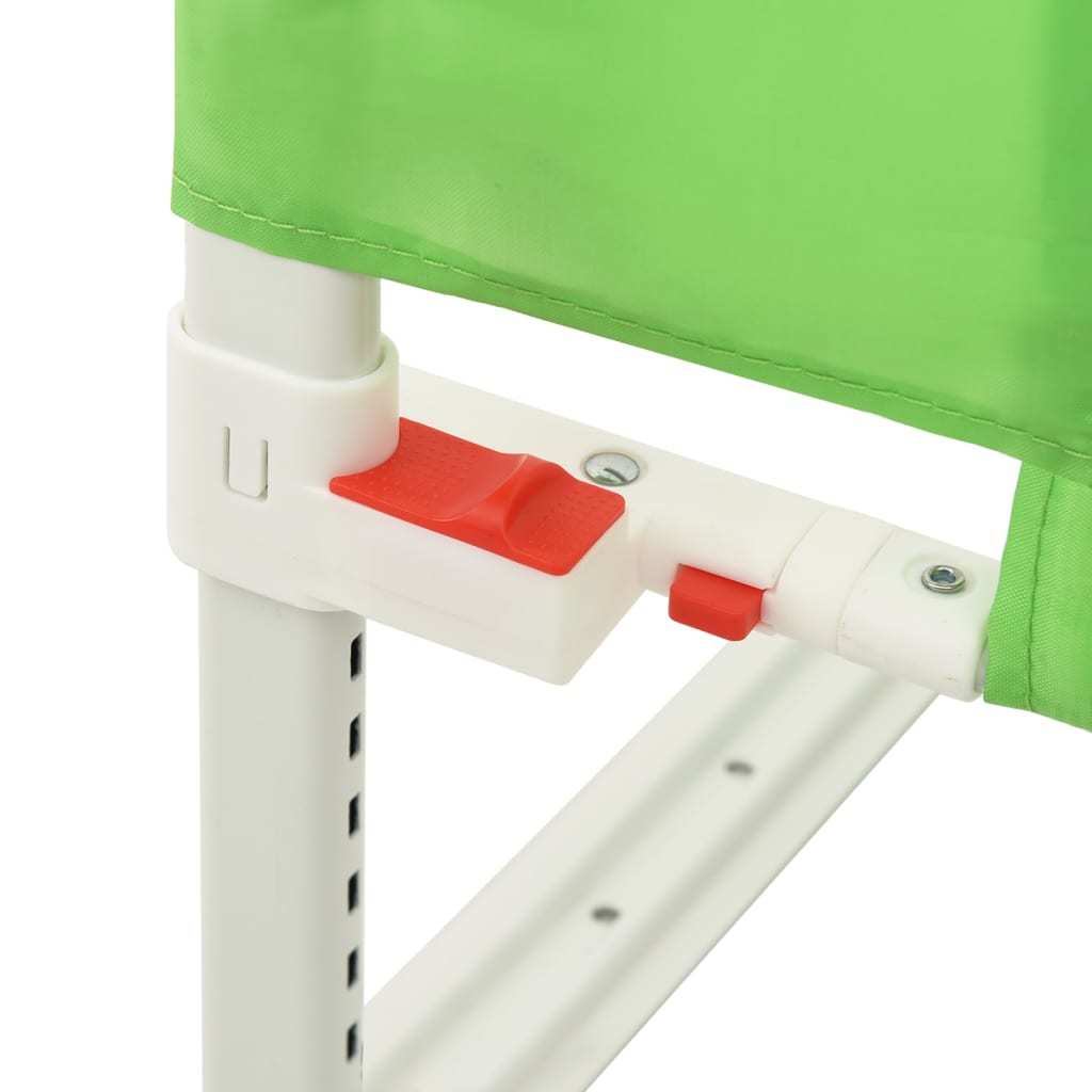 vidaXL Toddler Safety Bed Rail Green 190x25 cm Fabric