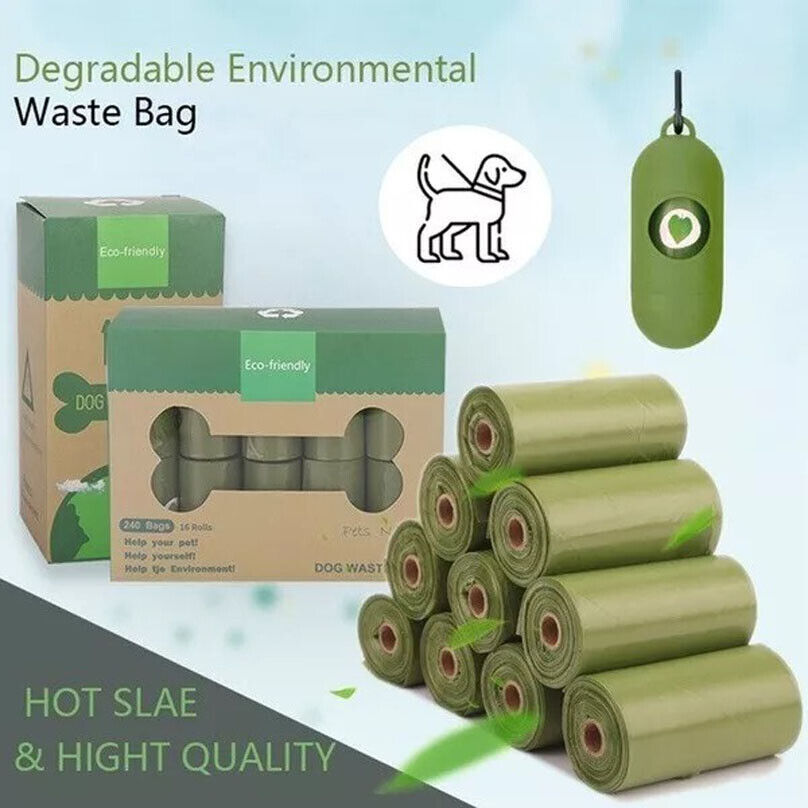 Biodegradable Dog Poo Bags Scented Pet Poo Waste Bags Degradable Garbage Bag