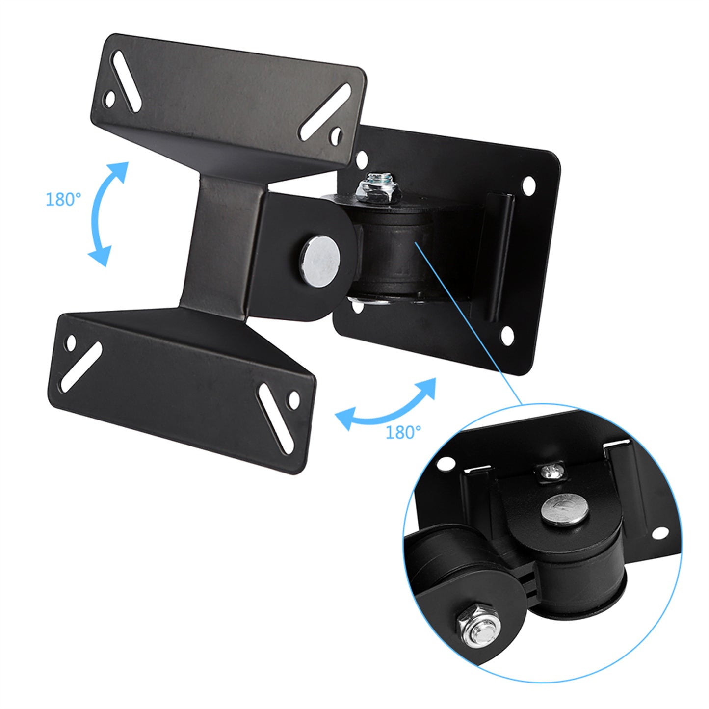 Universal Tilting LCD Monitor TV Mount Wall Bracket For 14 15 17 19 22 24 inch