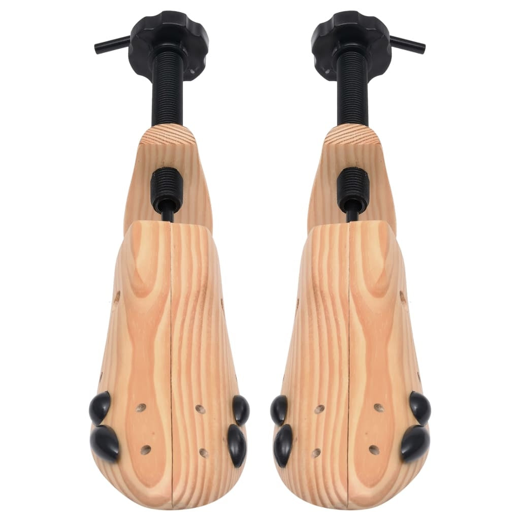 vidaXL Shoe Trees Size 36-40 Solid Pine Wood