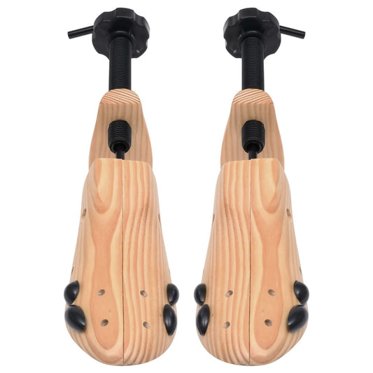 vidaXL Shoe Trees Size 36-40 Solid Pine Wood