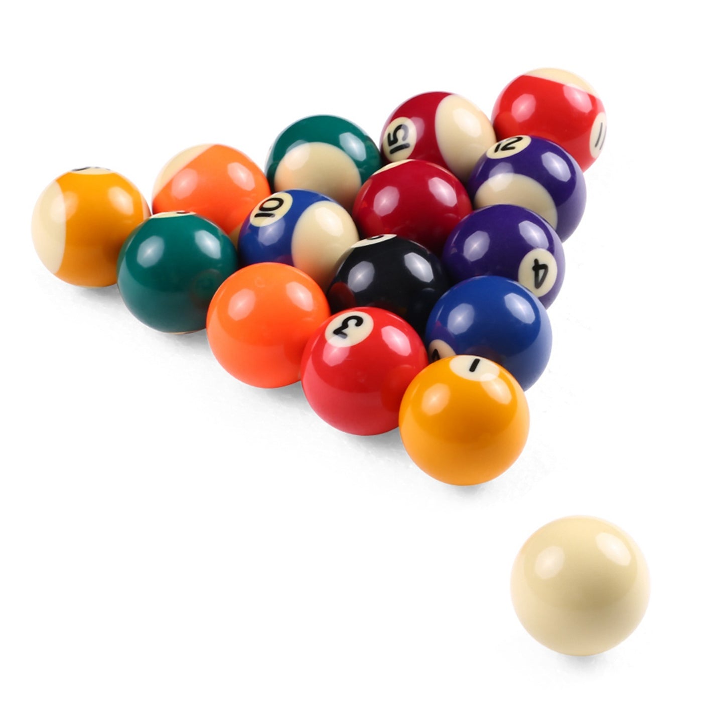 25MM / 32MM / 38MM Children Billiards Table Balls Set Resin Small Pool Cue Balls Full Set