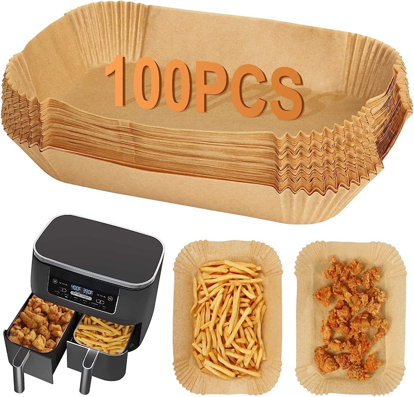 Disposable Air Fryer Paper Liners, Air Fryer Non-stick Accessories