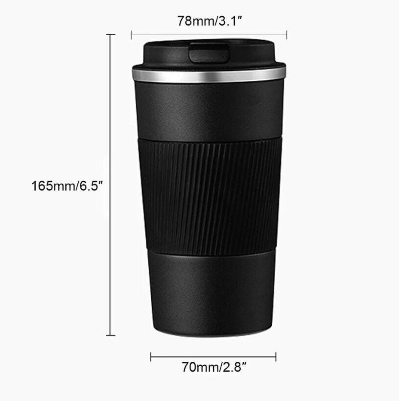 510ML Leakproof Insulated Thermal Travel Stainless Steel Coffee Mug Cup Flask