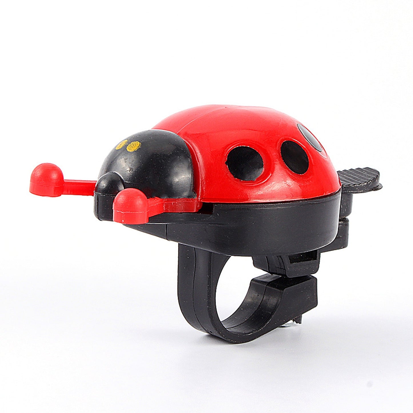 Kids Bicycle Bell Ring Ladybug Bike Bell Cute Gift for Children Outdoor Fun (Red)