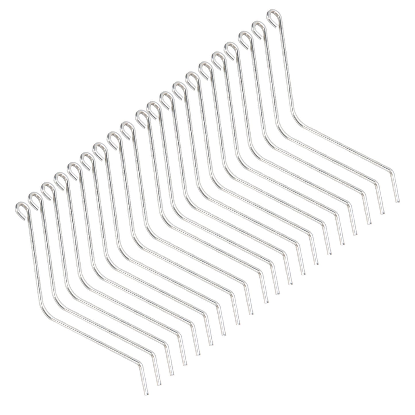 20PCS Stainless Steel Beehive Connectors Bend Wire Holder for Wooden Beehive Beekeeping Tools