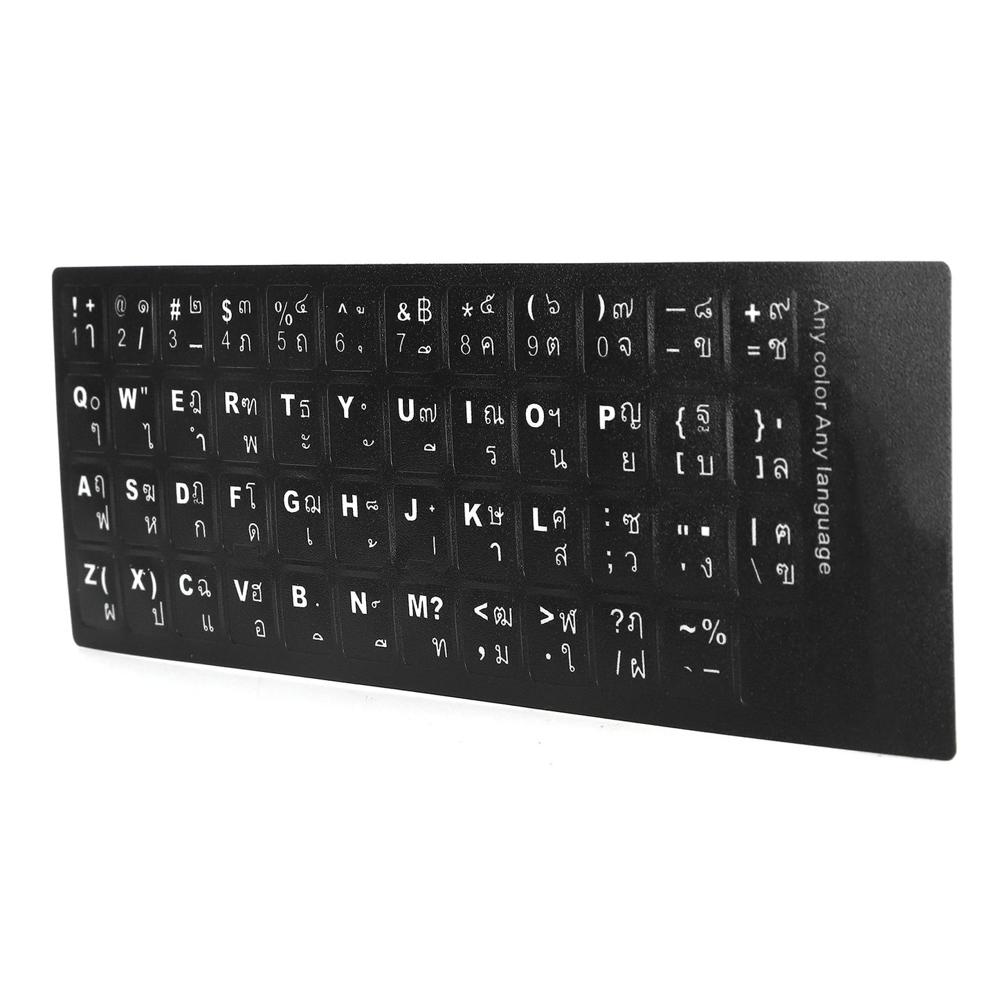 Thai Keyboard Sticker Replacement Keyboard Sticker for Desktop Computer Laptop Accessory