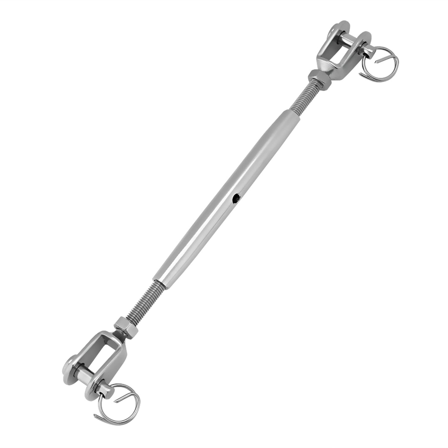 Stainless Steel Rigging Screw Closed Body Jaw Turnbuckle For Boat Yacht(M8)