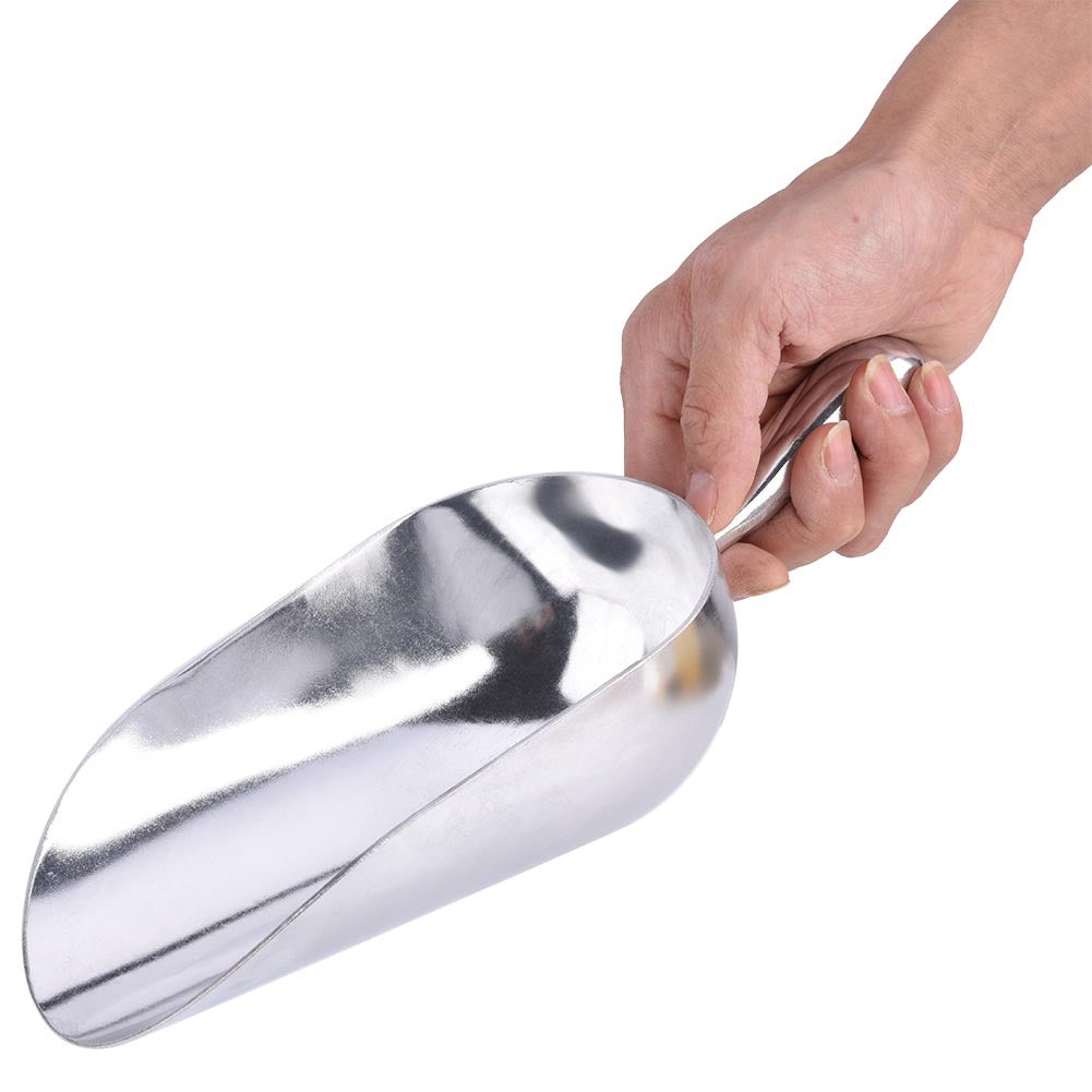 1Pc Aluminum Alloy Kitchen Food Buffet Candy Sweets Flour Ice Scoop For Home Bar Party Use New