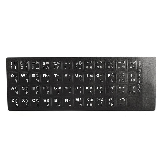 Thai Keyboard Sticker Replacement Keyboard Sticker for Desktop Computer Laptop Accessory