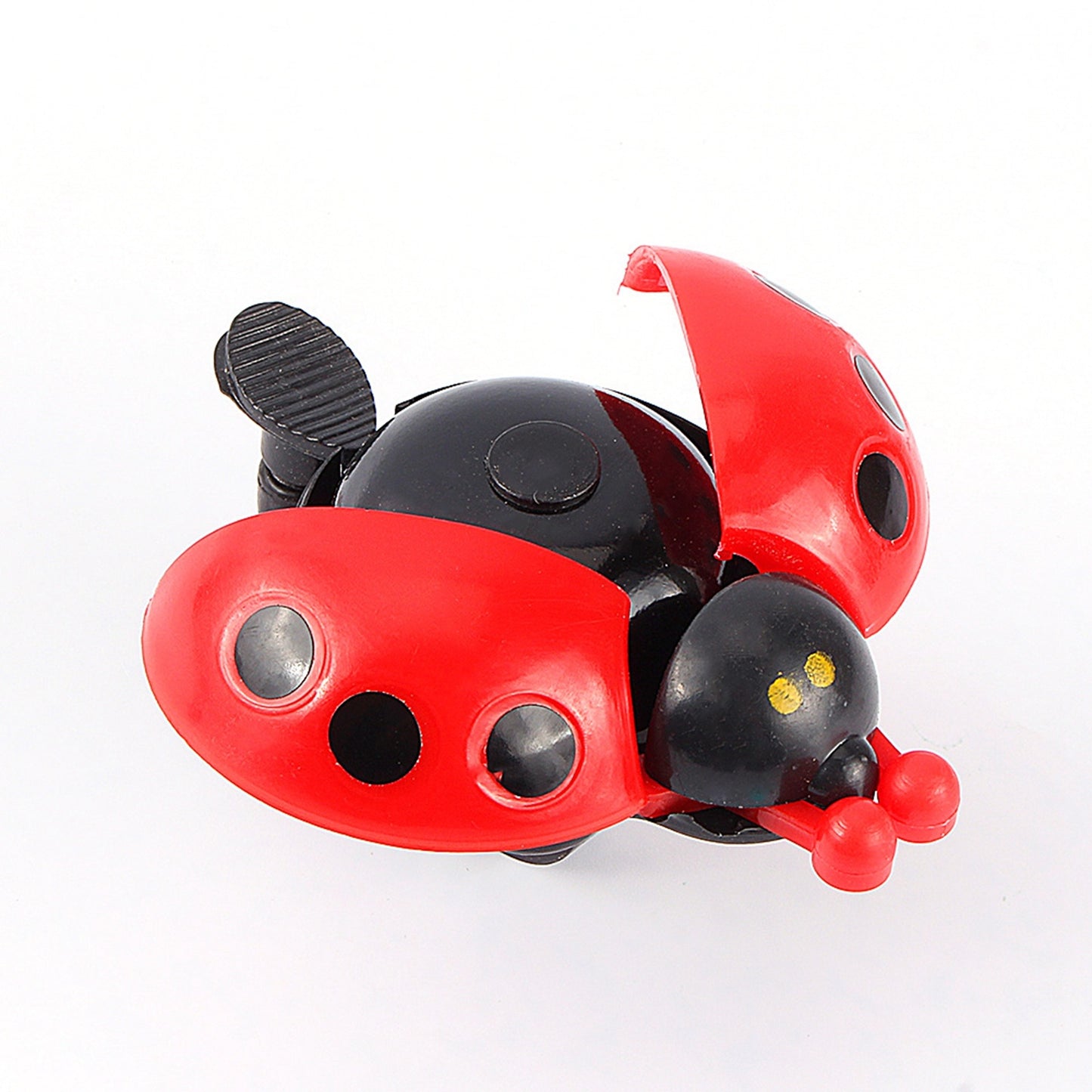 Kids Bicycle Bell Ring Ladybug Bike Bell Cute Gift for Children Outdoor Fun (Red)