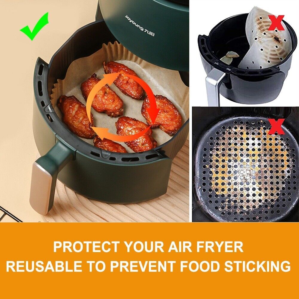 Disposable Air Fryer Paper Liners, Air Fryer Non-stick Accessories