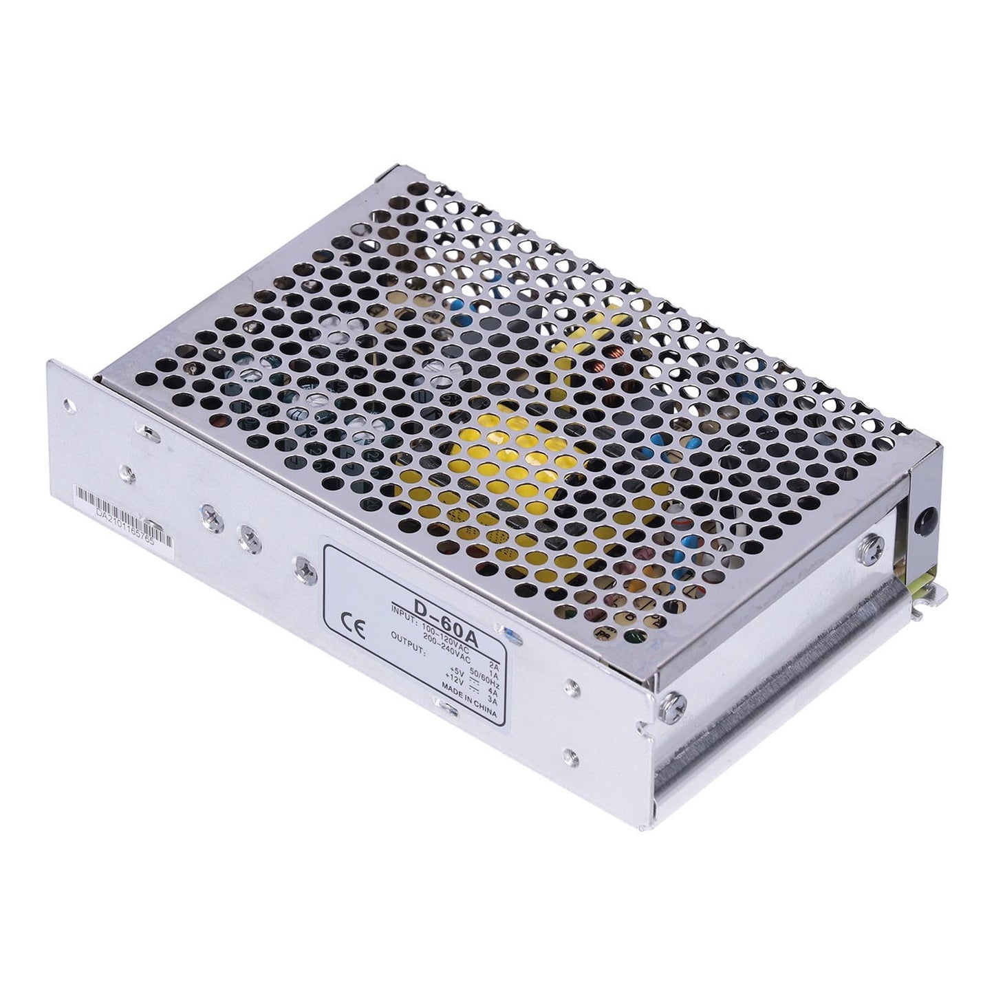 BERM Switching Power Supply Dual Output DC 5V/4A 12V/3A Input Voltage 115/230VAC D-60A