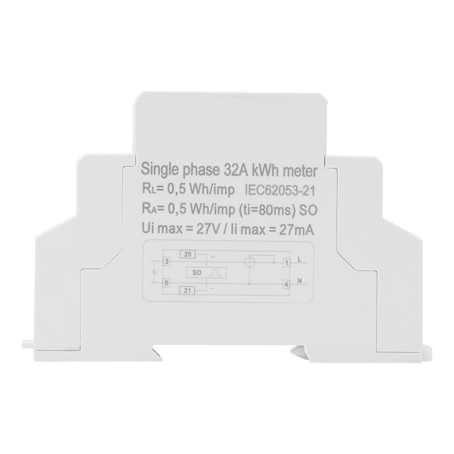 Digital LCD  Single phase Din Rail Electric Meter 5-32A Electronic KWh Meter