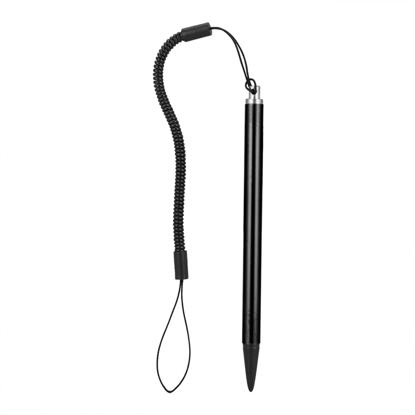 Screen Touch Painting Pen Resistive Stylus with Spring Rope For POS PDA Navigator (Black)