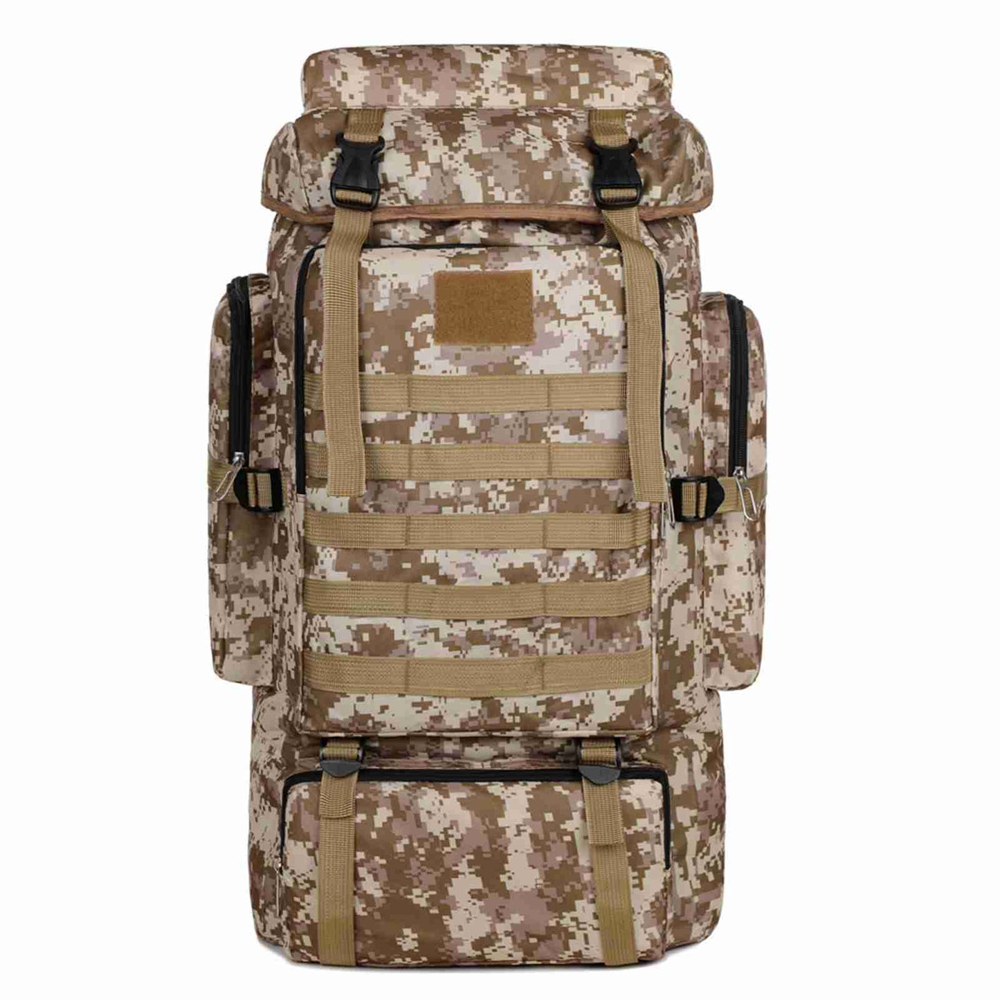 Large Capacity Hiking Backpack Outdoor Camping Rucksack Canvas Trekking Backpack