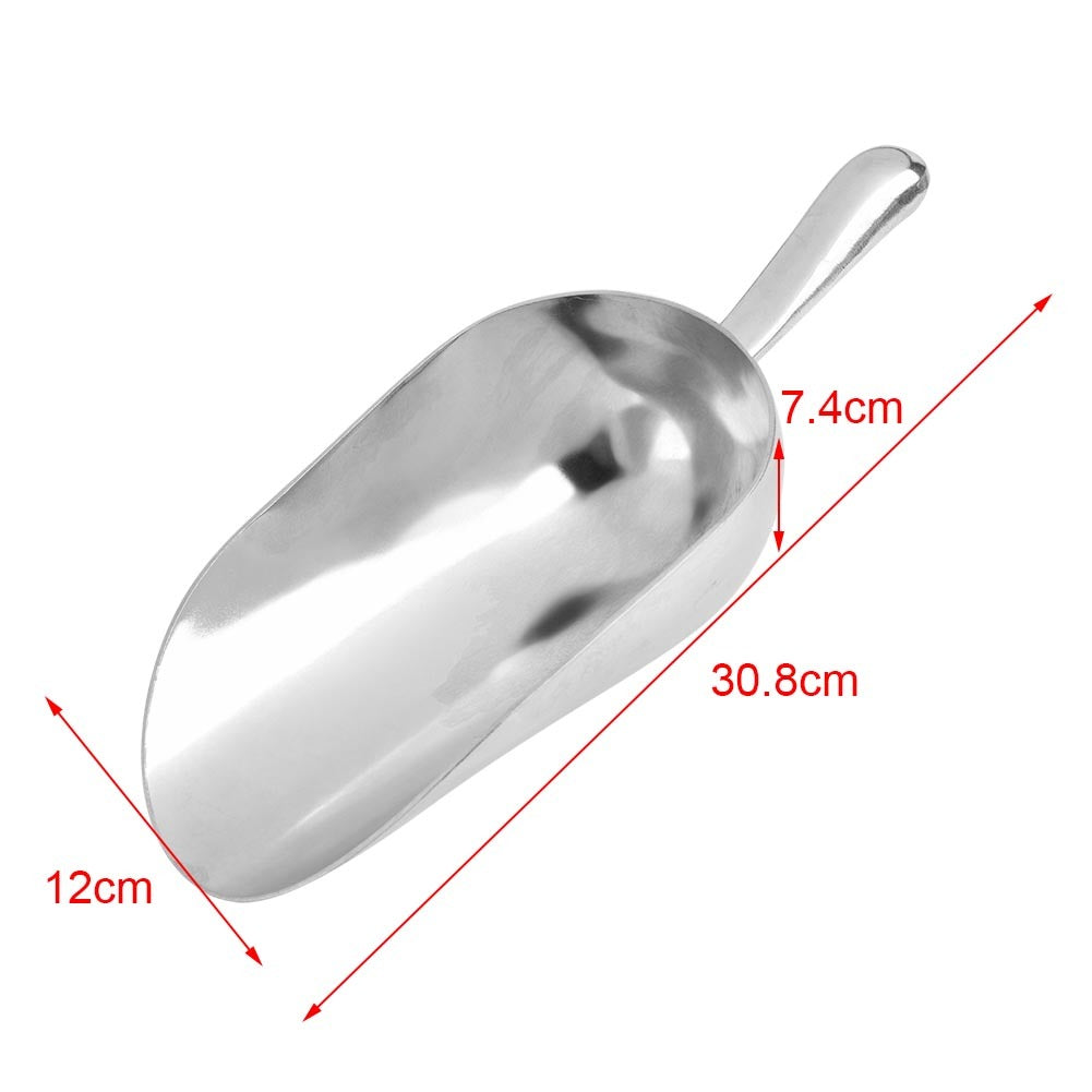 1Pc Aluminum Alloy Kitchen Food Buffet Candy Sweets Flour Ice Scoop For Home Bar Party Use New