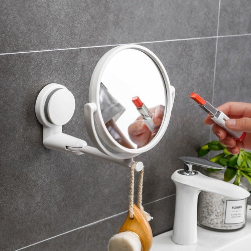 Extending Makeup Bedroom Bathroom Shaving Double Side Mirror Wall Mounted