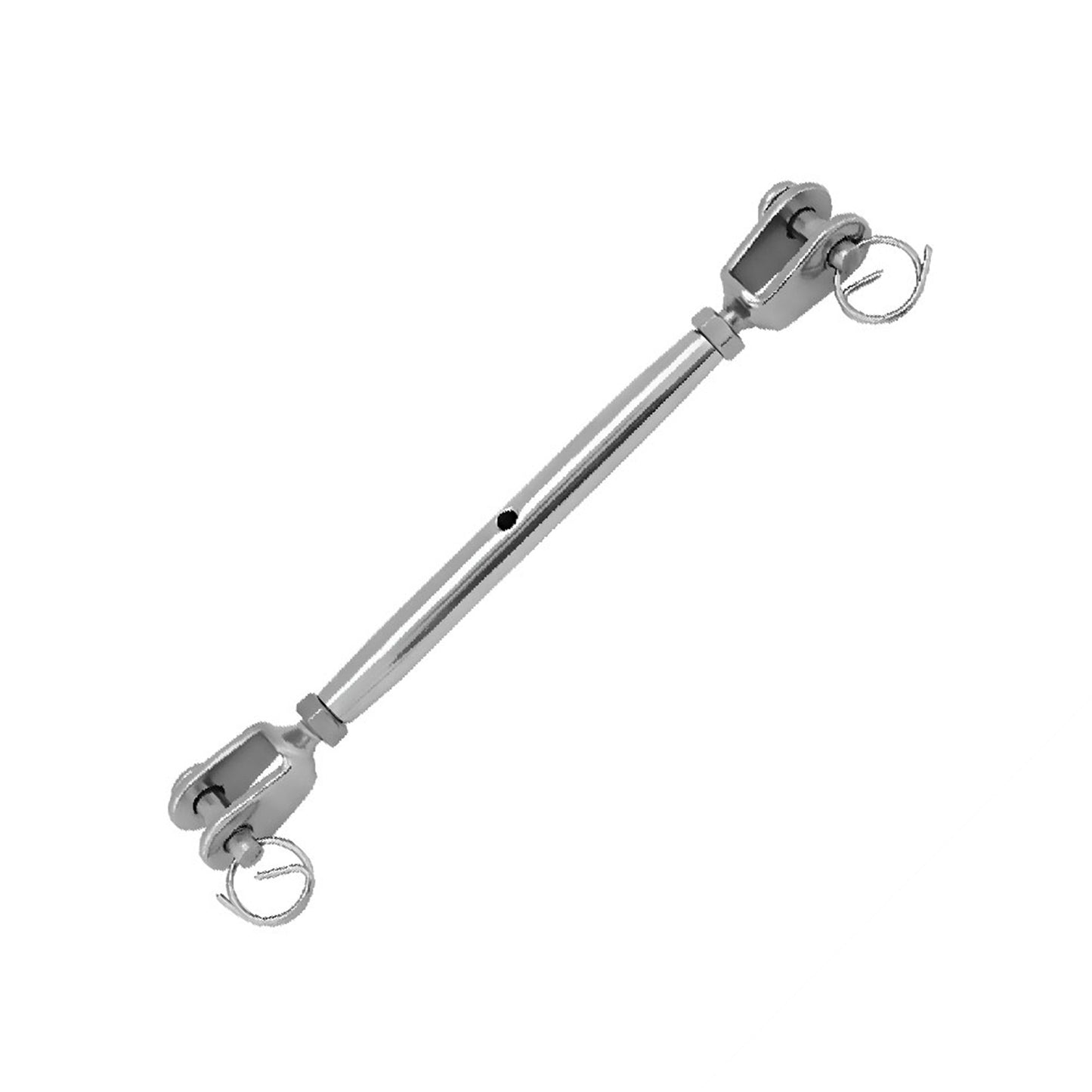 Stainless Steel Rigging Screw Closed Body Jaw Turnbuckle For Boat Yacht(M8)