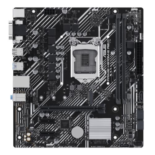 Asus PRIME H510M-E R2.0, Intel H470, 1200, Micro ATX, 2 DDR4, VGA, HDMI, DP, 1x M.2-0