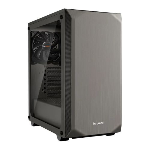 Be Quiet! Pure Base 500 Gaming Case w/ Window, ATX, 2 x Pure Wings 2 Fans, PSU Shroud, Metallic Grey-0