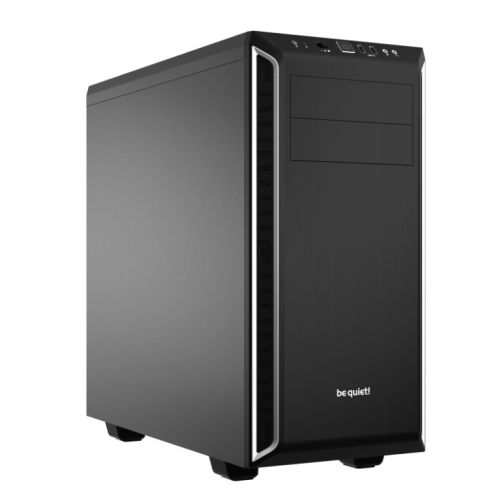 Be Quiet! Pure Base 600 Gaming Case, ATX, 2 x Pure Wings 2 Fans, Silver Trim-0