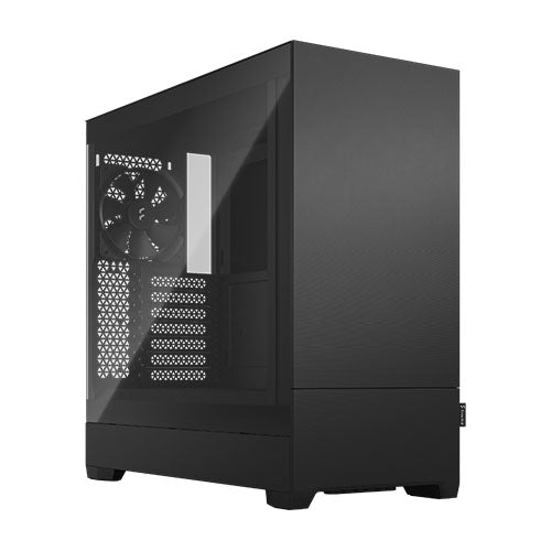 Fractal Design Pop Silent (Black TG) Gaming Case w/ Clear Glass Window, ATX, Sound-Damping Steel & Foam, 3 Fans-0