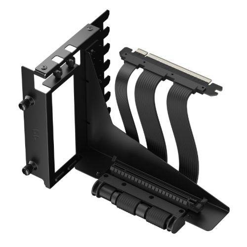 Fractal Design Flex 2 Vertical GPU Bracket with 195mm PCIe 4.0 Riser Cable, Black-0