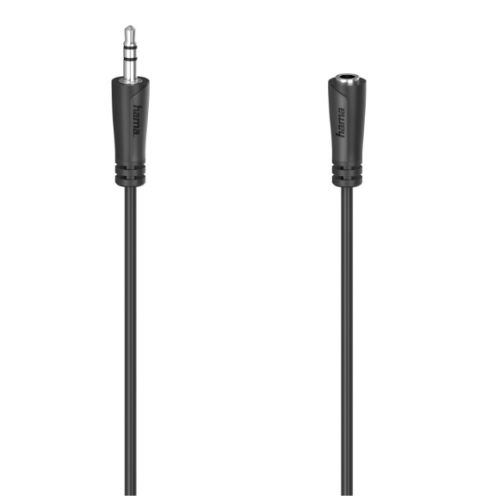 Hama 3.5mm Jack Stereo Cable, Male to Female, 1.5 Metre-0