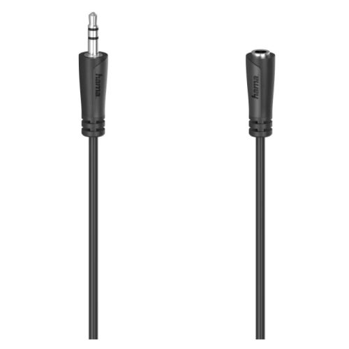 Hama 3.5mm Jack Stereo Cable, Male to Female, 3 Metre-0