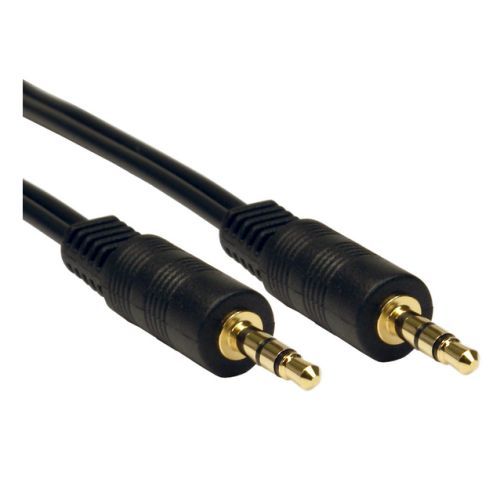 Spire 3.5mm Jack Stereo Cable, Male to Male, 2 Metres, Gold Connectors-0