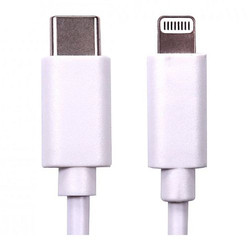 Spire USB-C to Lightning Cable, Data & Charging, MFI Certified, 2 Metres, White-0