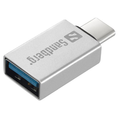 Sandberg USB Type-C to USB 3.0 Dongle, Aluminium, 5 Year Warranty-0