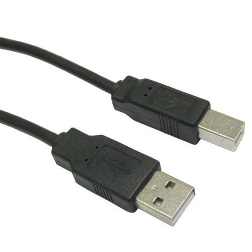 Spire USB-A Male to USB-B Male Converter Cable, 3 Metres, Nickel Connectors-0