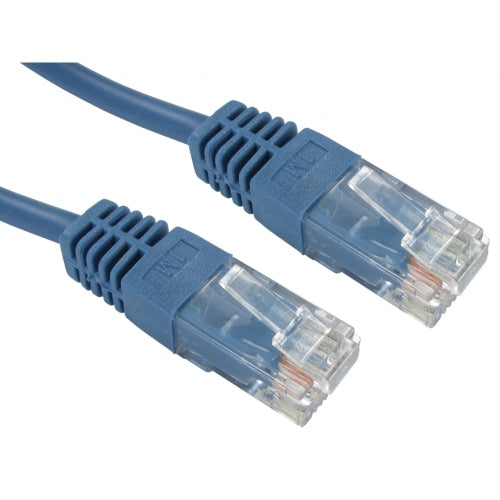 Spire Moulded CAT5e Patch Cable, Full Copper, 0.5 Metre, Blue-0