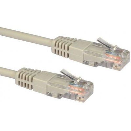 Spire Moulded CAT5e Patch Cable, Full Copper, 15 Metres, Grey-0