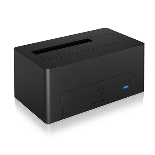 Icy Box (IB-1121-C31) Single Bay Docking Station, 2.5"/3.5" SATA, USB 3.1 Gen2 Type-C, HotSwap-0