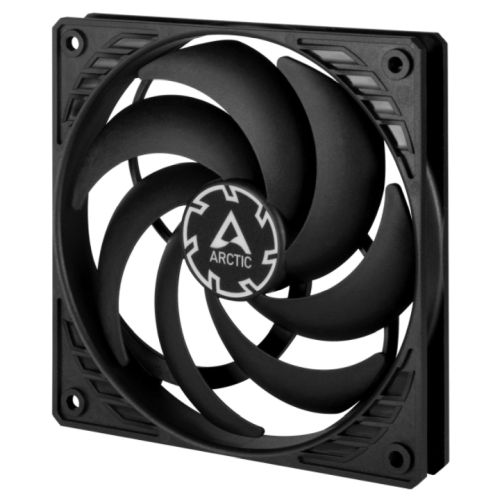 Arctic P12 Slim 12cm Pressure Optimised PWM PST Case Fan, Black, Fluid Dynamic, 300-2100 RPM-0