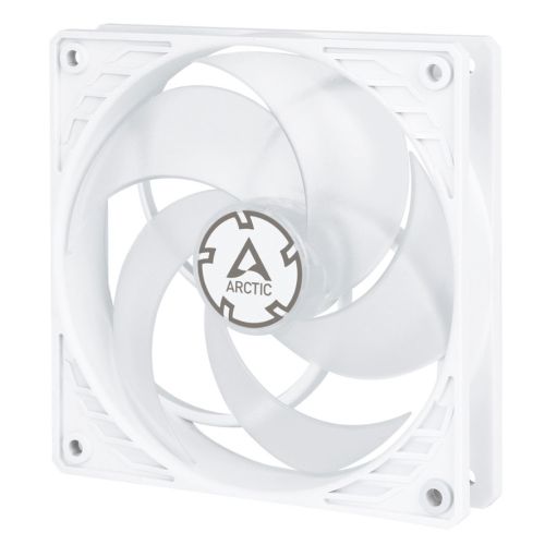 Arctic P12 12cm Pressure Optimised PWM PST Case Fan, Fluid Dynamic, 200-1800 RPM, White & Transparent-0