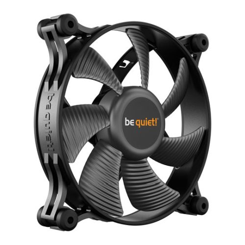 Be Quiet! (BL085) Shadow Wings 2 12cm PWM Case Fan, Rifle Bearing, 1100 RPM, Black-0