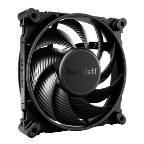 Be Quiet! (BL094) Silent Wings 4 12cm PWM High Speed Case Fan, Black, Up to 2500 RPM, Fluid Dynamic Bearing-0