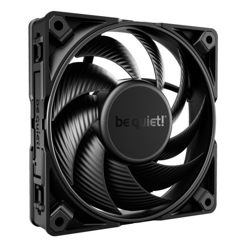 Be Quiet! (BL098) Silent Wings Pro 4 12cm PWM Case Fan, Black, Up to 3000 RPM, 3x Speed Switch, Fluid Dynamic Bearing-0