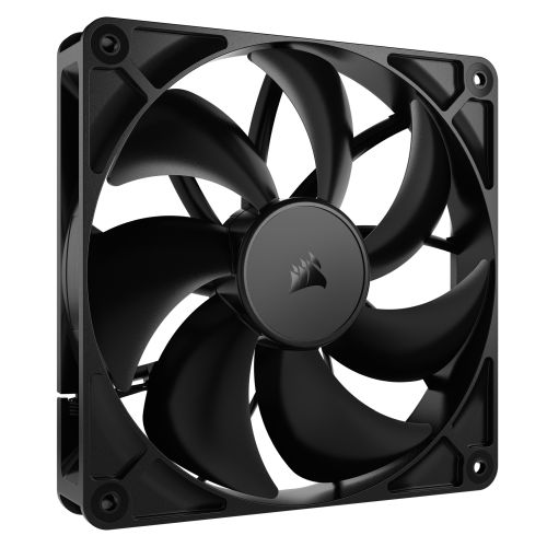 Corsair RS140 PWM 14cm Case Fan, Magnetic Dome Bearing, Daisy-Chain 4-Pin, 1700 RPM, AirGuide Tech, Black-0