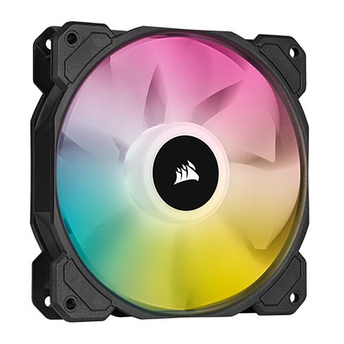 Corsair iCUE SP140 ELITE Performance 14cm PWM RGB Case Fan, 8 ARGB LEDs, Hydraulic Bearing, Single Fan Expansion Pack-0